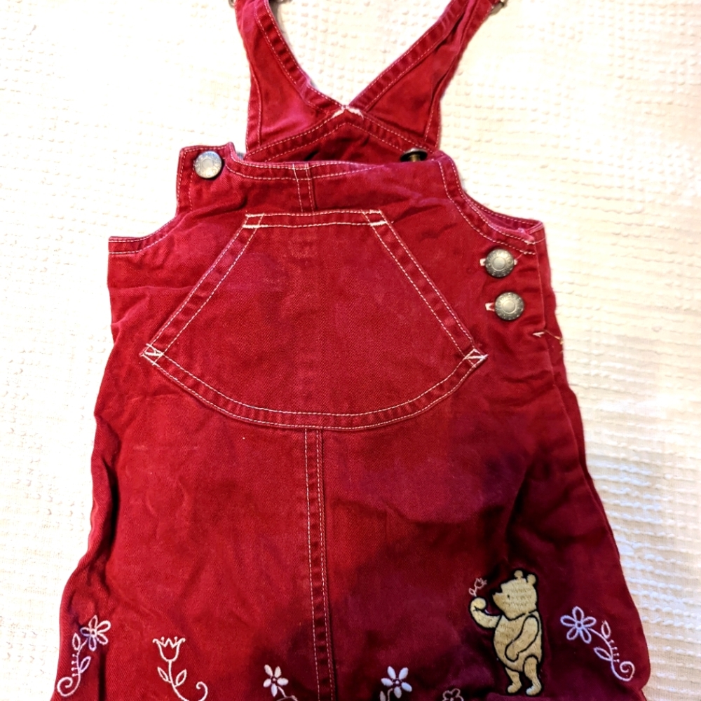 The Disney Store Pooh overall dress size 6 months